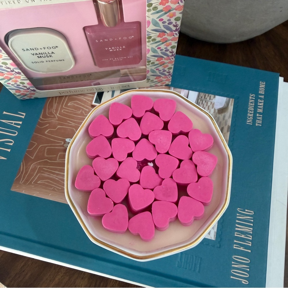Vanilla Musk Gift Set / candle - Pink - Picture 3 of 8